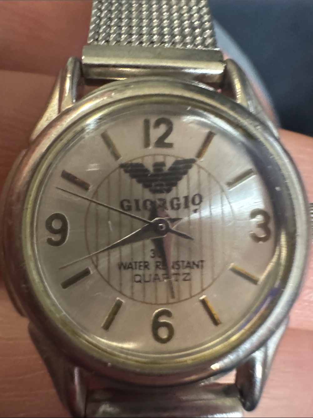 Silver Men's Stainless Steel Quartz Watch - Silver Dial